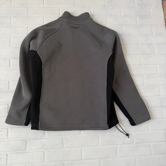 SPYDER Men's Core Sweater Knit Jacket Grey Black Insulated Zipper Pockets sz M - Picture 4 of 11